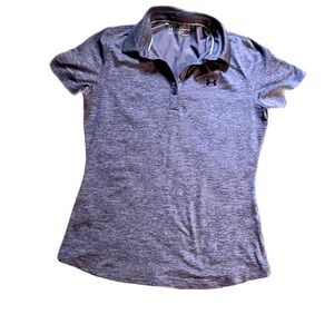 Under Armour Heatgear Polo Shirt, Purple, Sz. SP